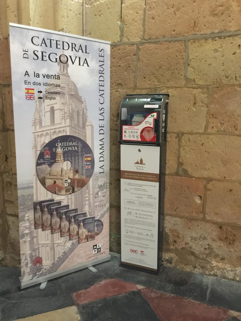 desfibrilador Catedral de Segovia