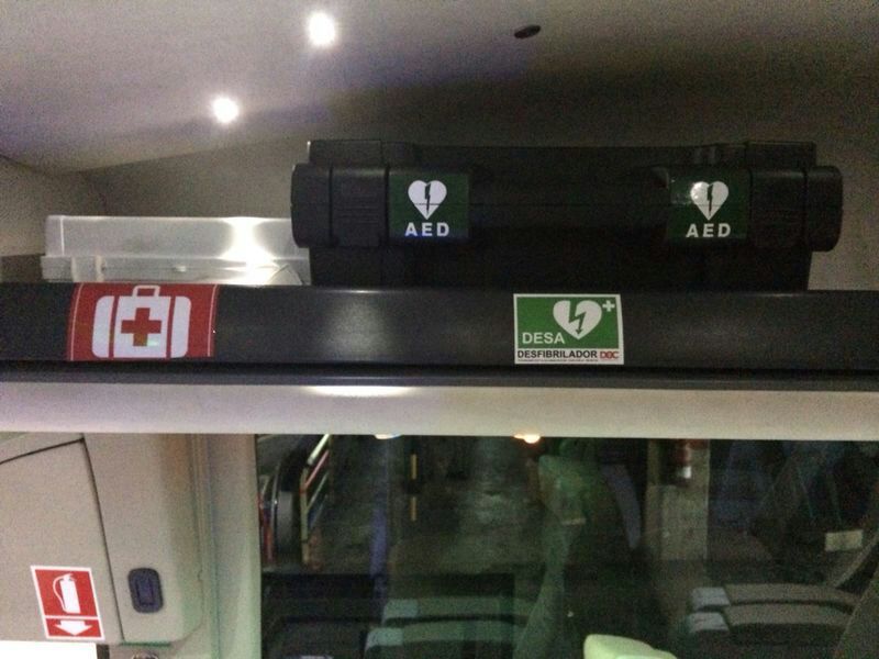 desfibrilador autobuses