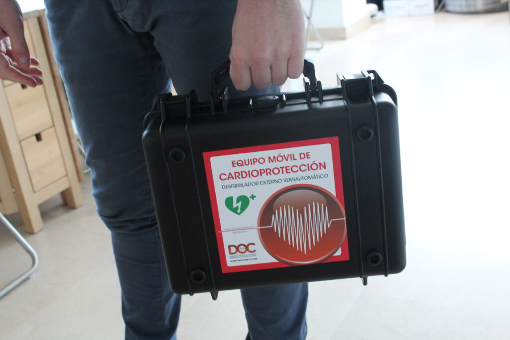 desfibrilador portátil