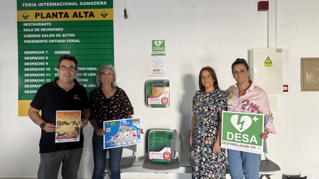 Desfibriladores DOC de Almas Industries en la Feria Internacional Ganadera de Zafra