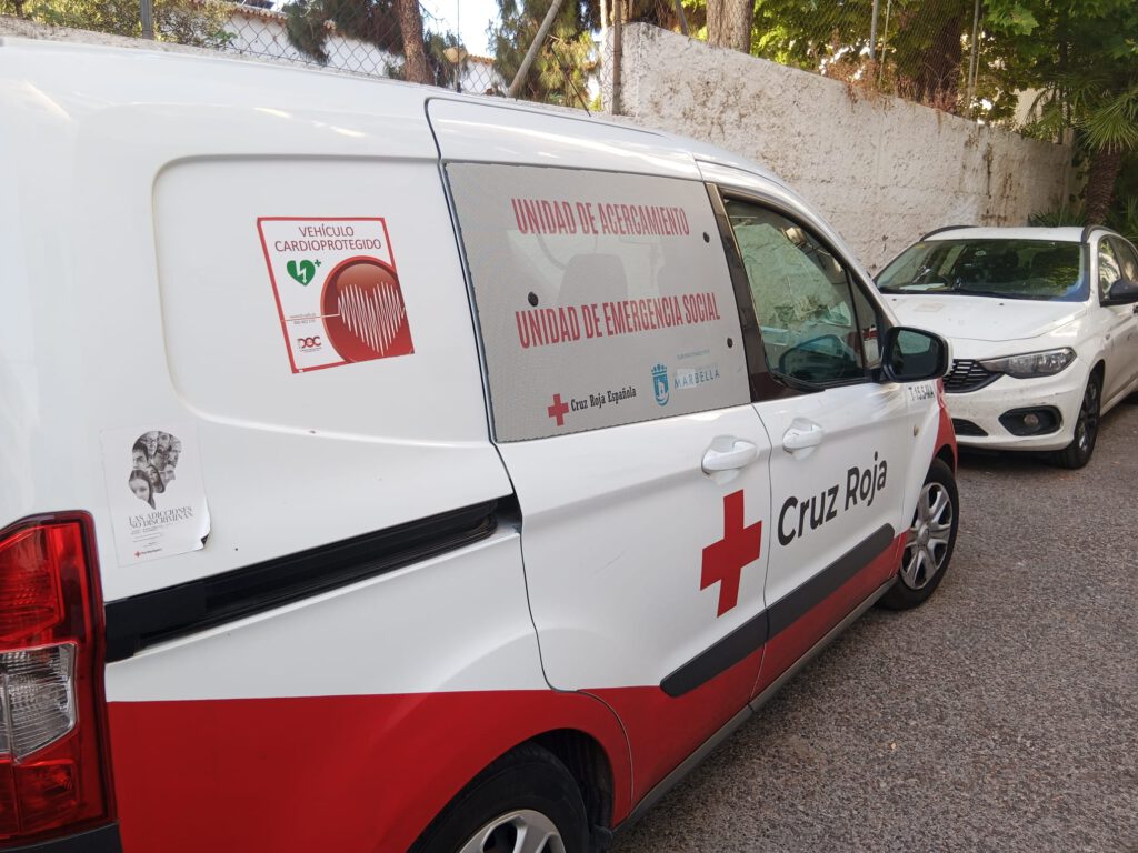 vehiculo con desfibrilador