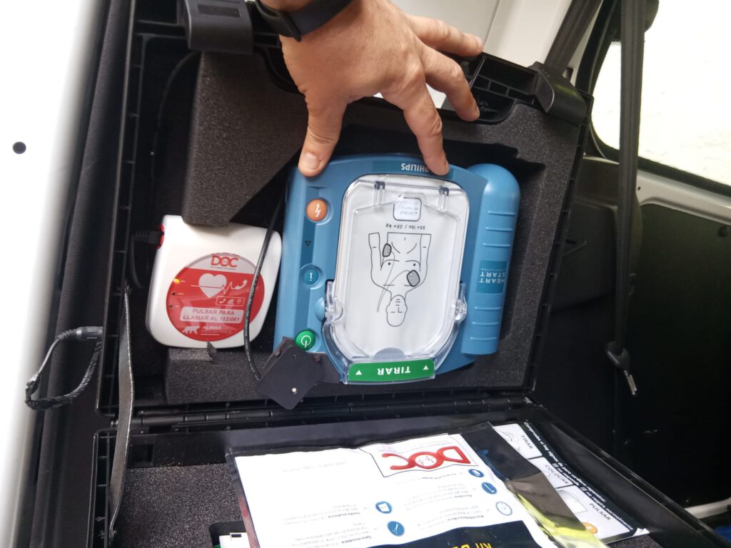 desfibrilador portátil