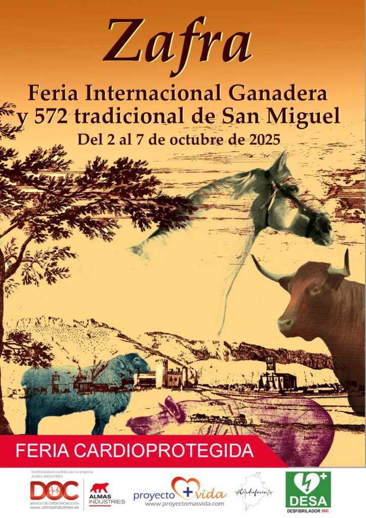 Localización de desfibriladores en la Feria Internacional Ganadera