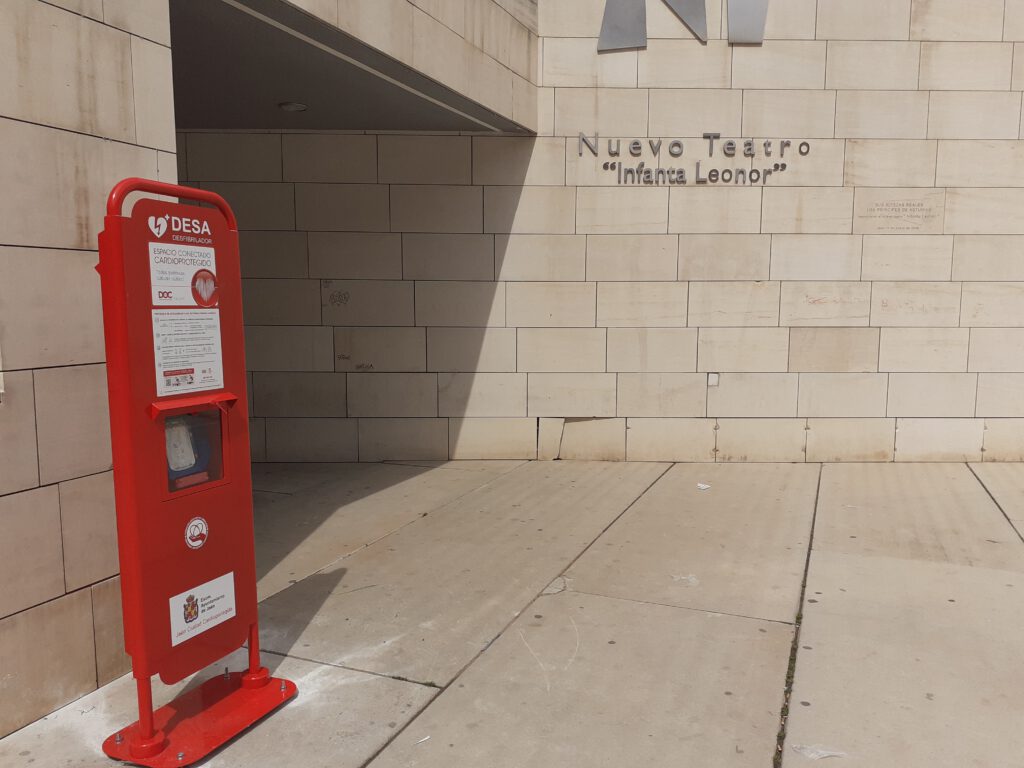 Desfibrilador en Teatro