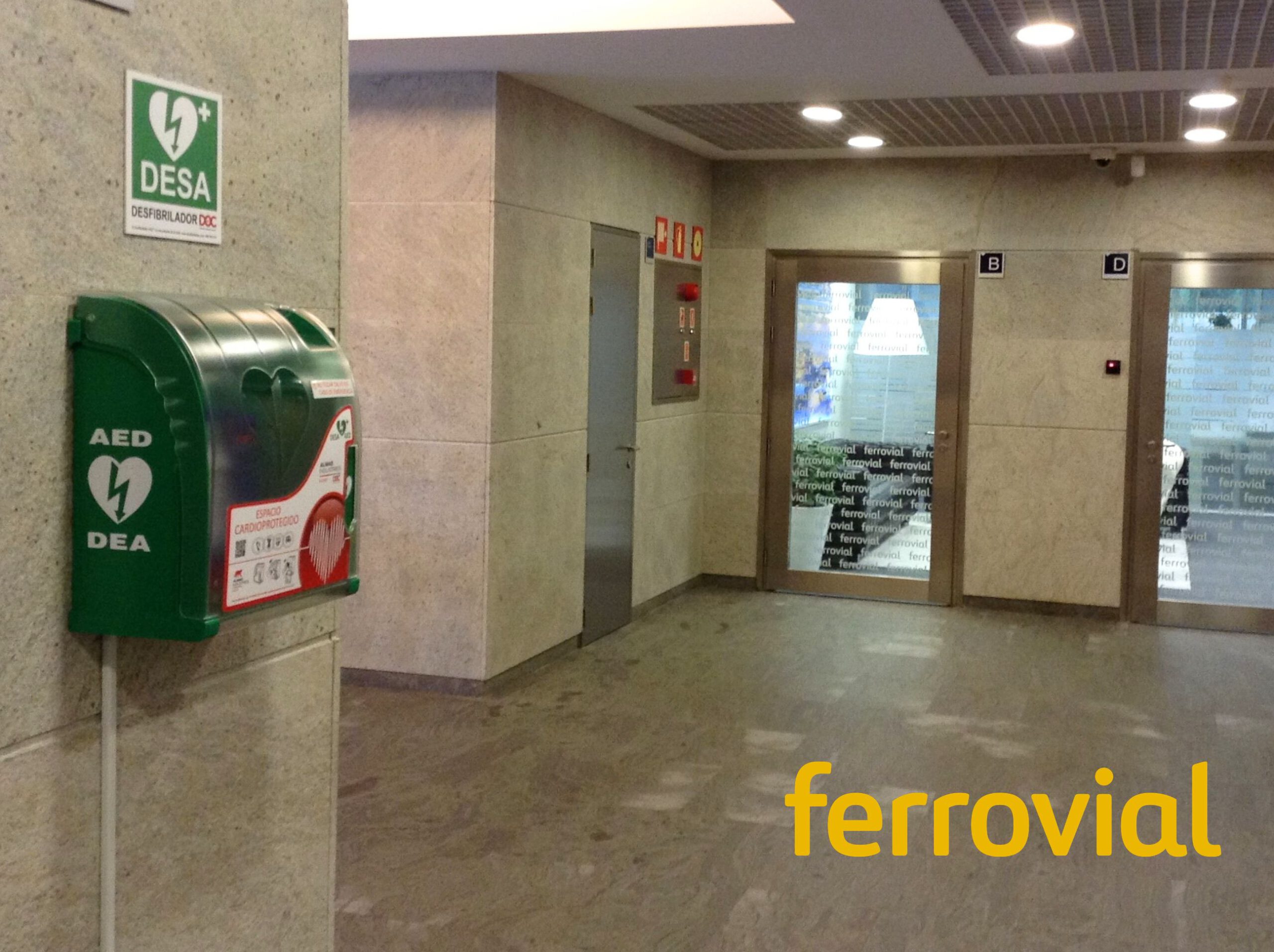 desfibriladores en oficinas