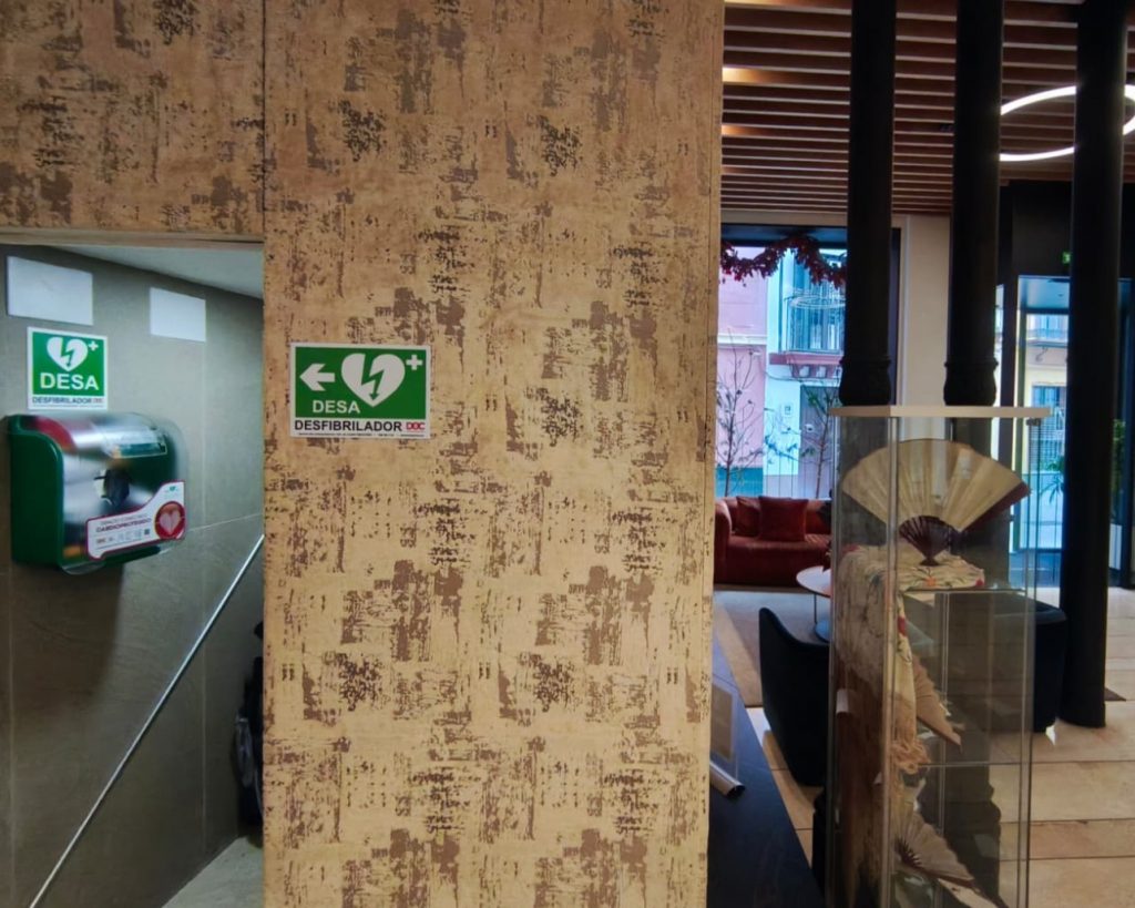 desfibriladores en hoteles