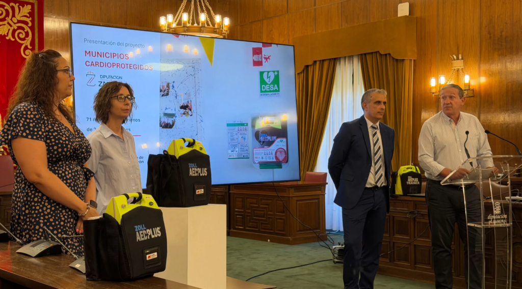 Presentación proyecto Municipios Cardioprotegidos Diputación Zamora Almas Industries
