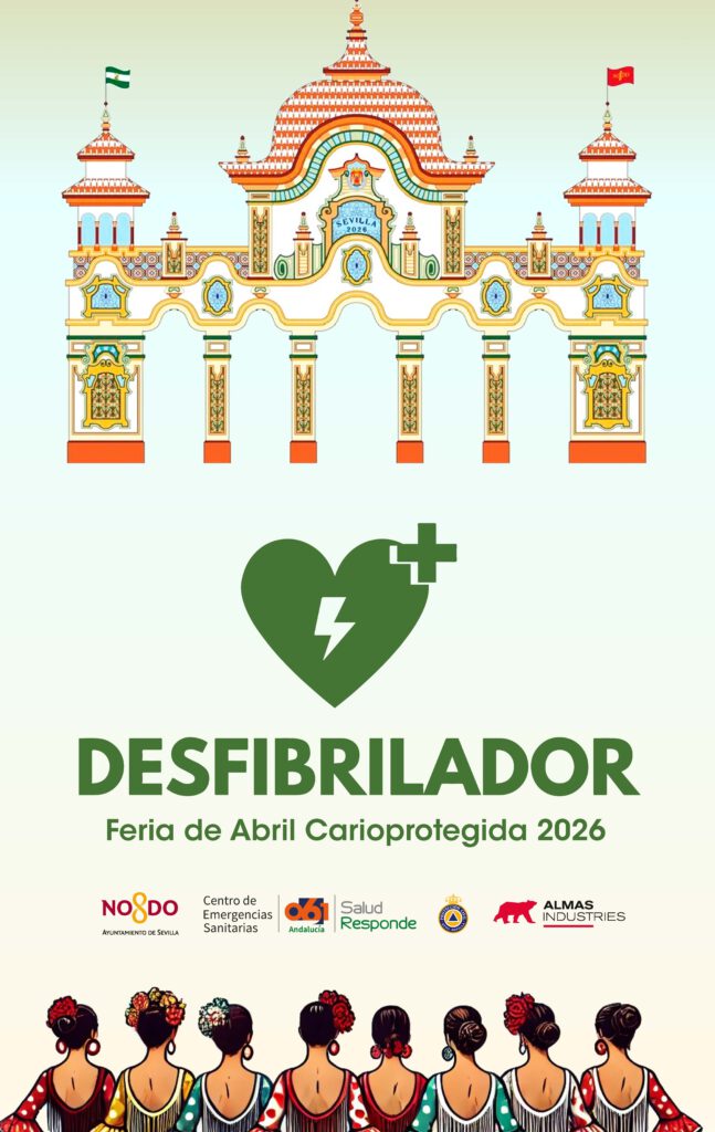 desfibriladores en feria de abril sevilla
